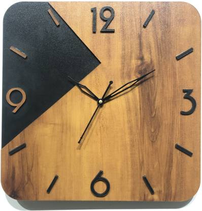 Skyhigh Og 18 Cm X 16 Wall Clock, Wooden Wall Clock Flipkart India