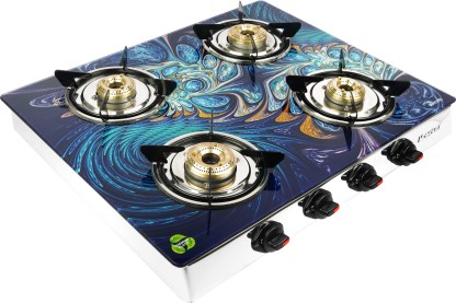 four burner glass top stove