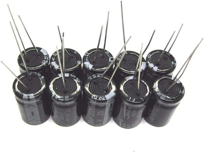 2PCS Electrolytic Capacitors 25V 2200uF Volume 13x21mm 2200uF 25V 