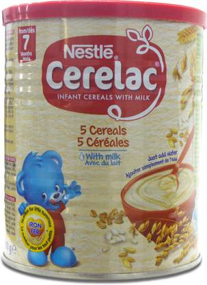 Nestle Cerelac 5 Cereals With Milk Cereal Price In India Buy Nestle Cerelac 5 Cereals With Milk Cereal Online At Flipkart Com