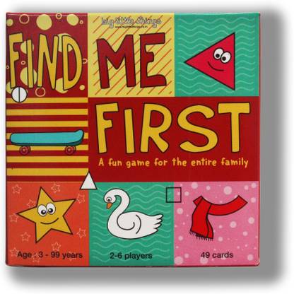 Big Little Things Find Me First Card Game For Kids Flash Cards Educational Games For Boys And Girls Family Card Games Find Me First Card Game