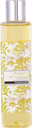 ROSeMOORe Aroma Reed Diffuser Refill Oil of Bergamot & Geranium Fragrance for Home Room Office & Washrooms- 200ml Aroma Oil