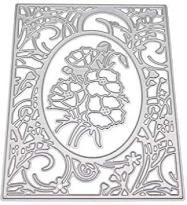 Scrapbooking Card Making Die Cuts Book Tags Decorative Paper Dies Scrapbooking Embossing Stencils Template Mould for Card Scrapbooking and DIY Craft 3.2 by 5.1 Inches Metal Cutting Dies AST0015 