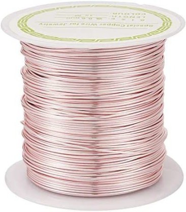 0.5mm 24 GAUGE 3 X 15mts HIGH QUALITY NON TARNISH GOLD COLOURED COPPER WIRE 