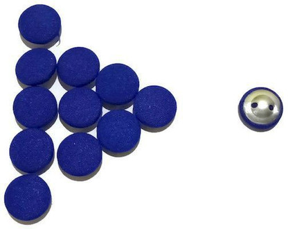 AKSHAR Pack of 20 Fabric Plain Royal 