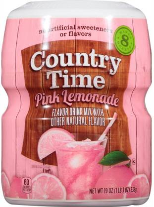Kraft Country Time Pink Lemonade Drink Mix,538g Energy Drink ...
