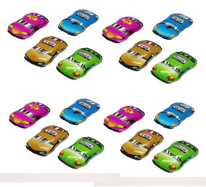 lookat Small Plastic Sports Race Car Toys Set for Kids (Set of 16, Multi  Colour) - Small Plastic Sports Race Car Toys Set for Kids (Set of 16, Multi  Colour) . Buy