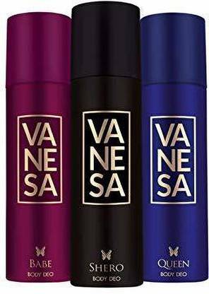 Vanesa Bebe 2 Shero 2 Queen 2 Pk Of 6 Deodorant Spray For Men Women Price In India Buy Vanesa Bebe 2 Shero 2 Queen 2 Pk Of 6