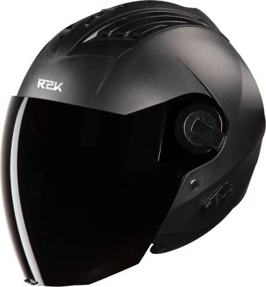 Steelbird SBA-3 R2K Classic Open Face Helmet in Black Motorbike Helmet - Buy Steelbird SBA-3 R2K Classic Open Face Helmet in Black Motorbike Helmet Online at Best Prices in India - Motorbike |