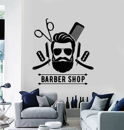 KICKWIX Large Barber shop wall sticker/ Hair salon wall sticker/ Men salon wall sticker Sticker (Pack of 1) Price in India - Buy KICKWIX Large Barber shop wall sticker/ Hair salon wall KICKWIX Large Barber shop wall sticker/ Hair salon wall sticker/ Men salon wall sticker Sticker (Pack of 1) Price in India - Buy KICKWIX Large Barber shop wall sticker/ Hair salon wall