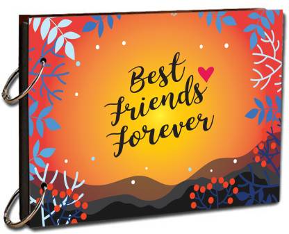 paper pebbles Multicolor Leaf Deign Best Friends Forever Colorful Background  Pattern Scrap Book Size  inch 20 Pages Album Price in India - Buy  paper pebbles Multicolor Leaf Deign Best Friends Forever