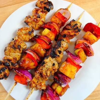 Kebab Einweg-Paddle Lange Zahnstocher Für BBQ Fruchtsnacks 9cm 100pcs Grill-Sticks Bambus-Sticks Hieefi Bambus-spieße 