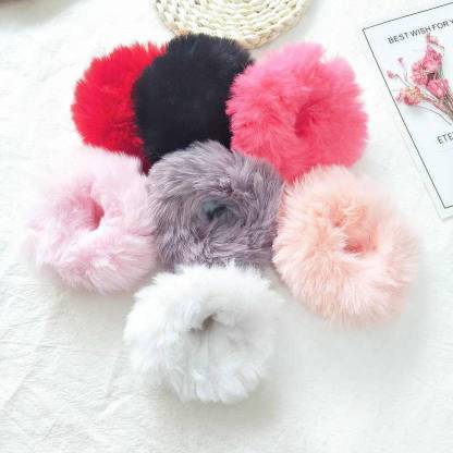 Shutupnshop Soft Fluffy Fur Elastic Multicolour Hair Rubber Bands For Kids Girls Women Hair Band Rubber Band Price In India Buy Shutupnshop Soft Fluffy Fur Elastic Multicolour Hair Rubber Bands For