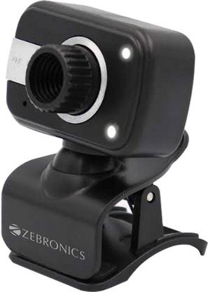 ZEBRONICS Crystal Clear Webcam  (Black)