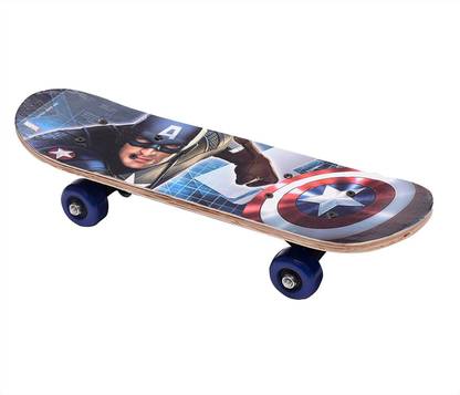 NSHIVA captain america Toy for Your Child Mini Skateboard Finger Board Skate Boarding Kit (17`` 5`) 4 inch x 17 inch Skateboard - Buy NSHIVA captain america Toy for Your Child Mini