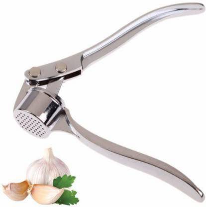 Miranshi Enterprise New Modern Light Weight Garlic Press Soft Easy Squeeze Ergonomic Handle Sturdy Design Extracts