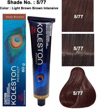 Wella Professionals Koleston Perfect Deep Browns Hair Color - 5/77 , Light  Brown - Price in India, Buy Wella Professionals Koleston Perfect Deep  Browns Hair Color - 5/77 , Light Brown Online