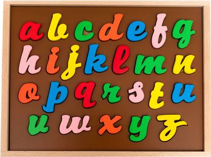 Hilife English Alphabet Puzzle 3 Layers Lowercase Wooden Abc Letters Colorful Educational Puzzle Toy Board For Toddlers Kids Multi Colored Toy For Kids 3 Years Price In India Buy Hilife