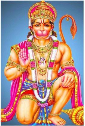 Hindu Religious Poster |Lord Hanuman ji (Bajrangbali) Religious  Poster|Poster For Decoration|Poster For Temple/Entrance/Offices/Colleges |  High Resolution 300 GSM Poster Paper Print - Religious posters in India -  Buy art, film, design, movie,