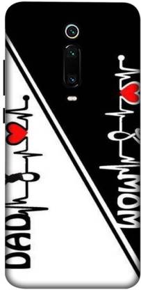 LUCKY  Back Cover for Mi K20 PRO ( mom dad wallpaper) PRINTED BACK  COVER - LUCKY  : 
