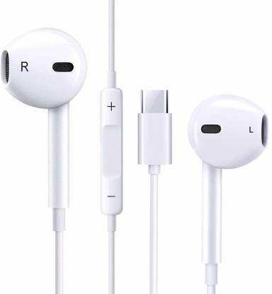 earphone type c with mic Wired Headset 