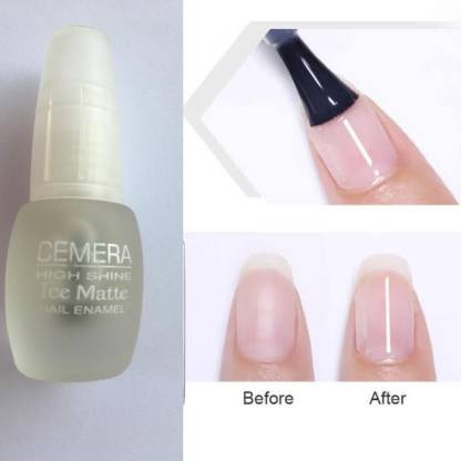 Cemera High Shine Ice Matte Nail Polish Transparent Coat Clear - Price in  India, Buy Cemera High Shine Ice Matte Nail Polish Transparent Coat Clear  Online In India, Reviews, Ratings & Features |