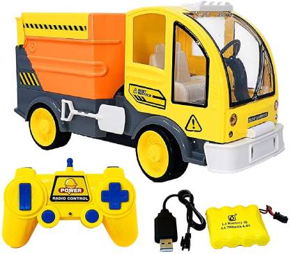 HALO NATION Remote Control Cartoon Truck Rc Toys for Kids with Working Back  Dumper Up / Down with Remote - RC Truck Dumper Construction Vehicle Dump  Truck Dumper Truck - Remote Control