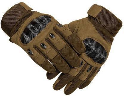 KradFit Best Gym Gloves For Men - Free Size - Brown Gym ...
