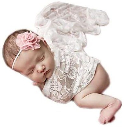 Ufraky Baby Swaddle Blanket Bedding Cover Headband Set Newborn Photography Props 