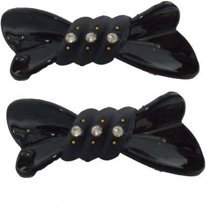 Eureka Black Colour With White Stone Hair Clips For Women And Girls (2 Pc  Set ) Hair Clip Price in India - Buy Eureka Black Colour With White Stone  Hair Clips For