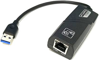 HL Technology USB 3.0 to 1000M Ethernet adapter USB3.0 to RJ45 lan port 10/100/1000Mbps network adapter For Windows/ Linux/ Ubuntu/ MacOS (No driver needed ) Lan Adapter Price India - Buy