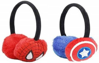 warm Cartoon hat ear muff cap for baby 