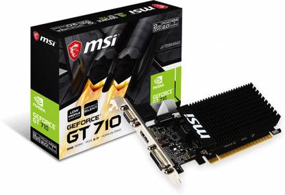Msi Nvidia Gt 710 2gd3h Lp I 64 Bit I Pci Express 2 0 X16 Uses X8 2 Gb Ddr3 Graphics Card Msi Flipkart Com Msi Nvidia Gt 710 2gd3h Lp I 64 Bit I Pci Express 2 0 X16 Uses X8 2 Gb Ddr3 Graphics Card Msi Flipkart Com