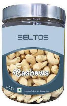 Seltos Kaju Cashew Nuts Dry Fruits 500g In Reusable Strong Jar Cashews 500 G Cashews Price In India Buy Seltos Kaju Cashew Nuts Dry Fruits 500g In Reusable Strong