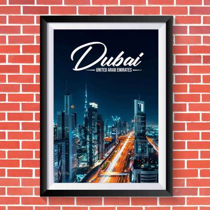 Travel Dubai Poster With Frame For Home Décor Travelling Wall Art Love Of Fine Print Decorative Places Architecture Paintings Posters In India Film Design - Paintings For Home Decor Dubai Travel Dubai Poster With Frame For Home Décor Travelling Wall Art Love Of Fine Print Decorative Places Architecture Paintings Posters In India Film Design - Paintings For Home Decor Dubai