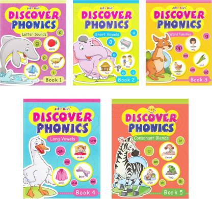 Jolly Kids Discover Phonics Book Set (Set of 5) - Jolly Kids Discover  Phonics Book Set (Set