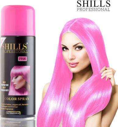 Shills Professional Hair Color Spray , Pink - Price in India, Buy Shills  Professional Hair Color Spray , Pink Online In India, Reviews, Ratings &  Features 