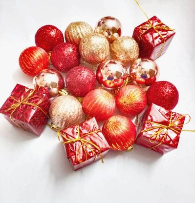 Christmas Ornament Packs The Banner Company Christmas Ornament Set Of 20 Red Balls To Deck The Halls Trees Ornamental Bells Pack Of 20 Price In India Buy The Banner Company Christmas Ornament Set Of