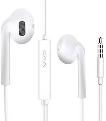 vivo high bass earphones noise isolating white 1103 wired headset
