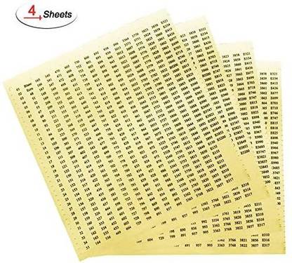 IVriel Diamond Painting Color Number StickersBig Size 550 DMC ...