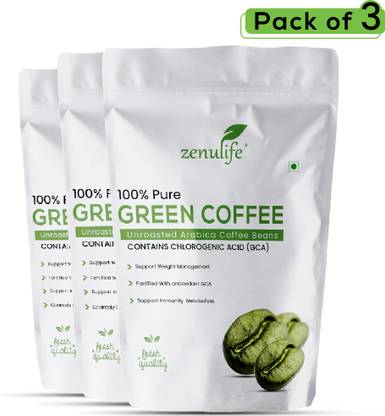 zenulife Best Quality Organic Green Coffee beans for Weight ...