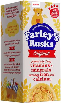 HEINZ Farley's Finger Foods Rusks Original,150g NA flavored Milk Rusk ...