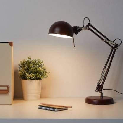 Work Lamp Dark Red Table, Dark Red Table Lamp Shades