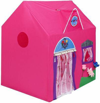 Tejasvi creation Kids Jumbo Size Queen Palace Tent House (Pink)