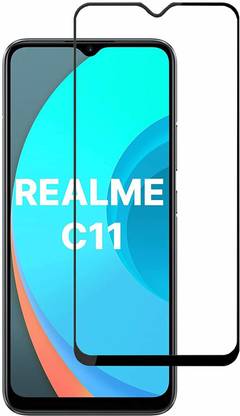 NKCASE Edge To Edge Tempered Glass for Realme C11