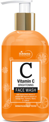 st botanica vitamin c face wash