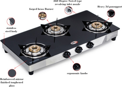 toughened gas stove