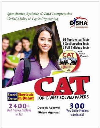 CAT Topic-Wise Solved Papers With Test and Assessment CD