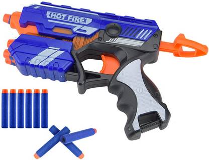 Toyshack Manual Blaze Storm Gun Blaster with 10 Foam Bullets