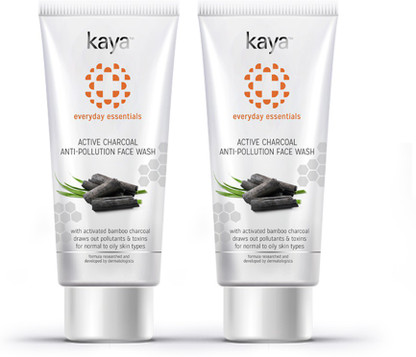 kaya charcoal face wash